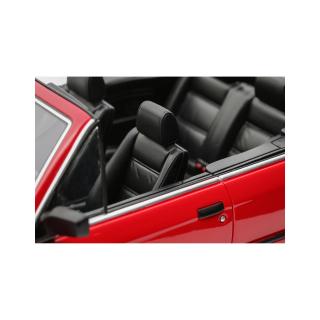 BMW 325i Convertible Bright Red 308 1986 OttO mobile 1:18 Resinemodell (Türen, Motorhaube... nicht zu öffnen!)